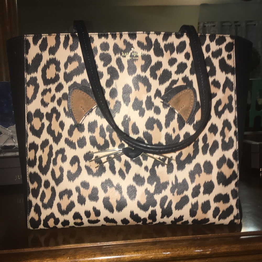 Kate Spade Run Wild Leopard tote